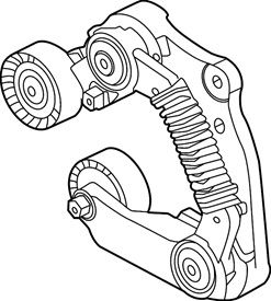 F150 Serpentine Belt Tensioner Ford Motorcraft BT-166 ML3Z-6A228-A