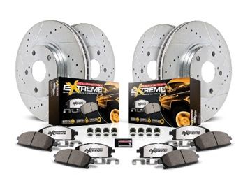 Powerstop Z36 Front And Rear Rotor + Pad Upgrade Brake Kit Ram 1500